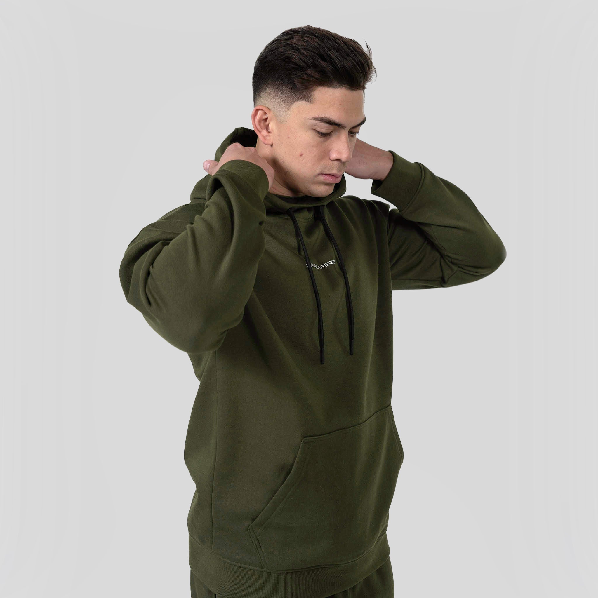 ascend hoodie green side