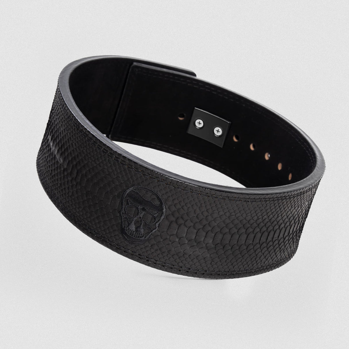10MM Lever Belt - Onyx Python display picture 3