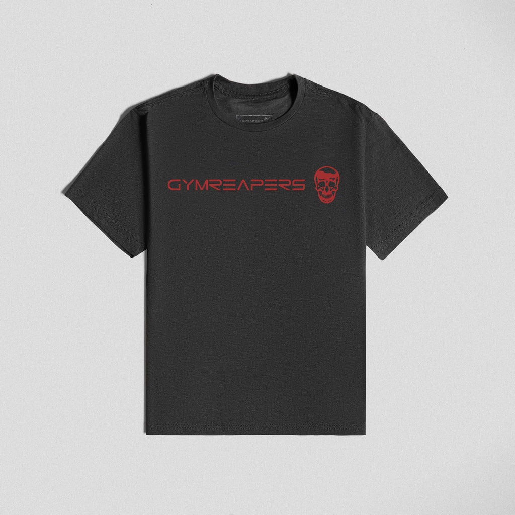 Gymreapers Basic Shirt - Charcoal/Red