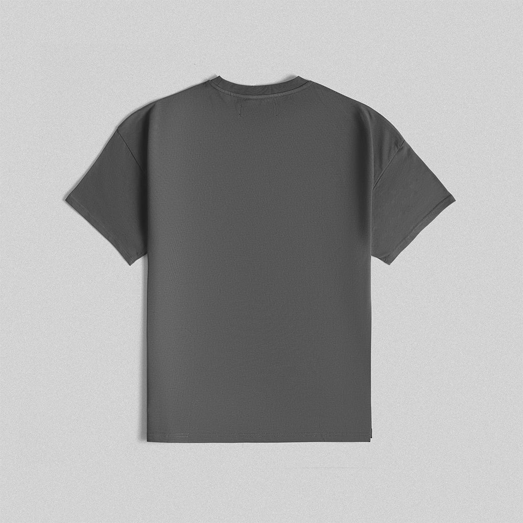 Initial Tee - Charcoal