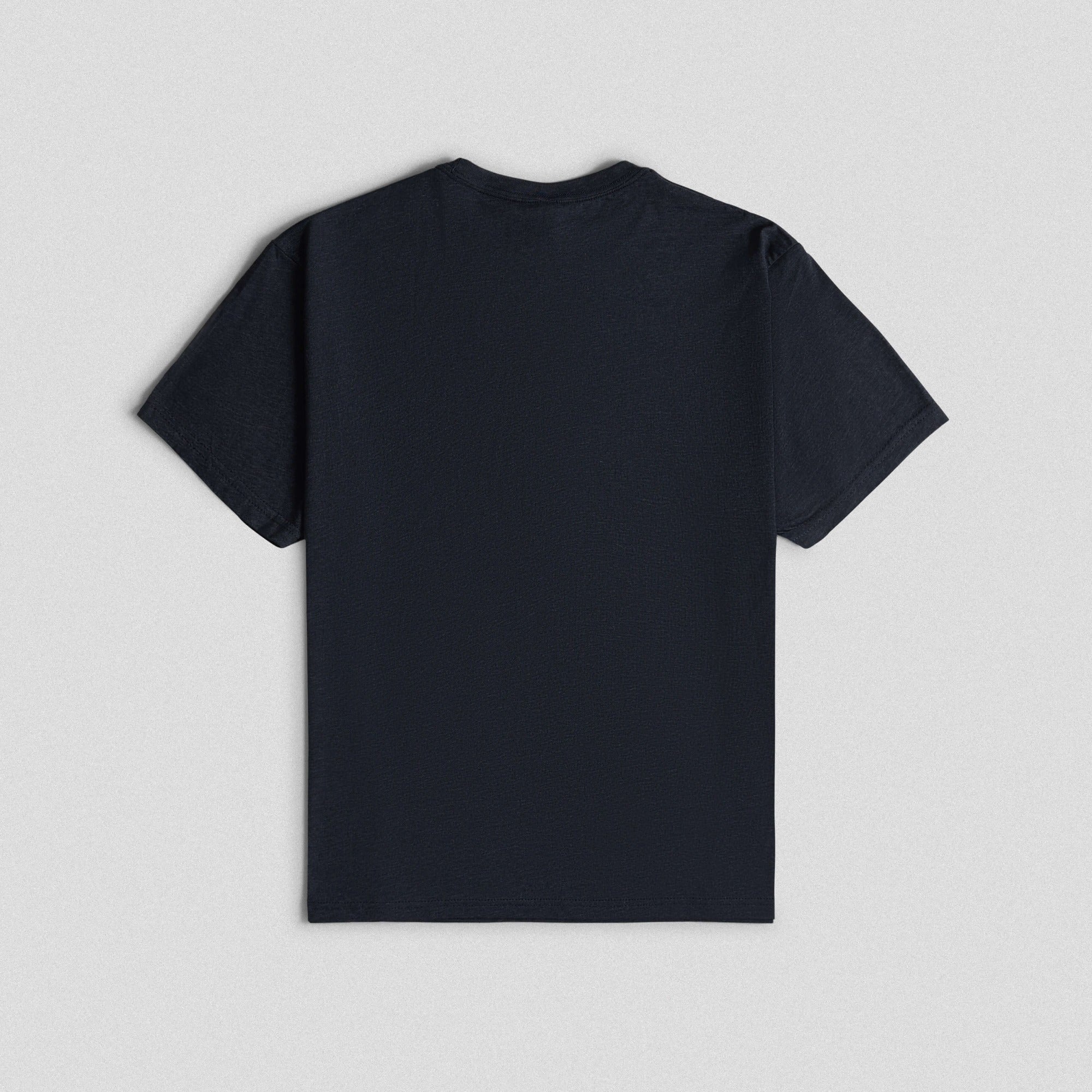 core shirt navy gold back