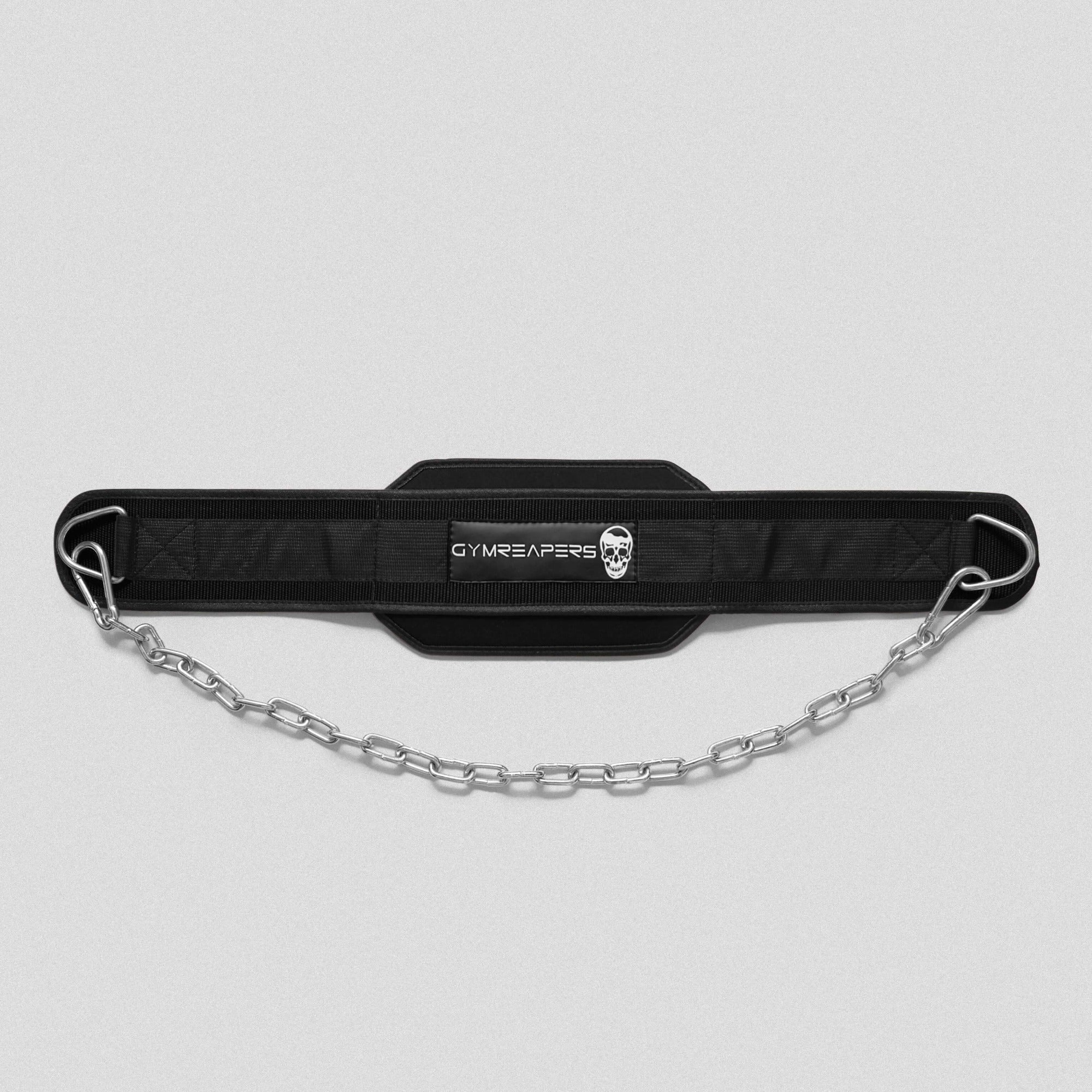dip belt black flat with hanging chain