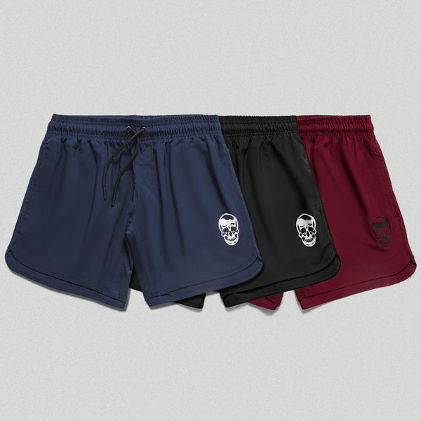 値下げ‼️THM   Rip stop shorts   Navy gr-training-shorts-3-pack-red-