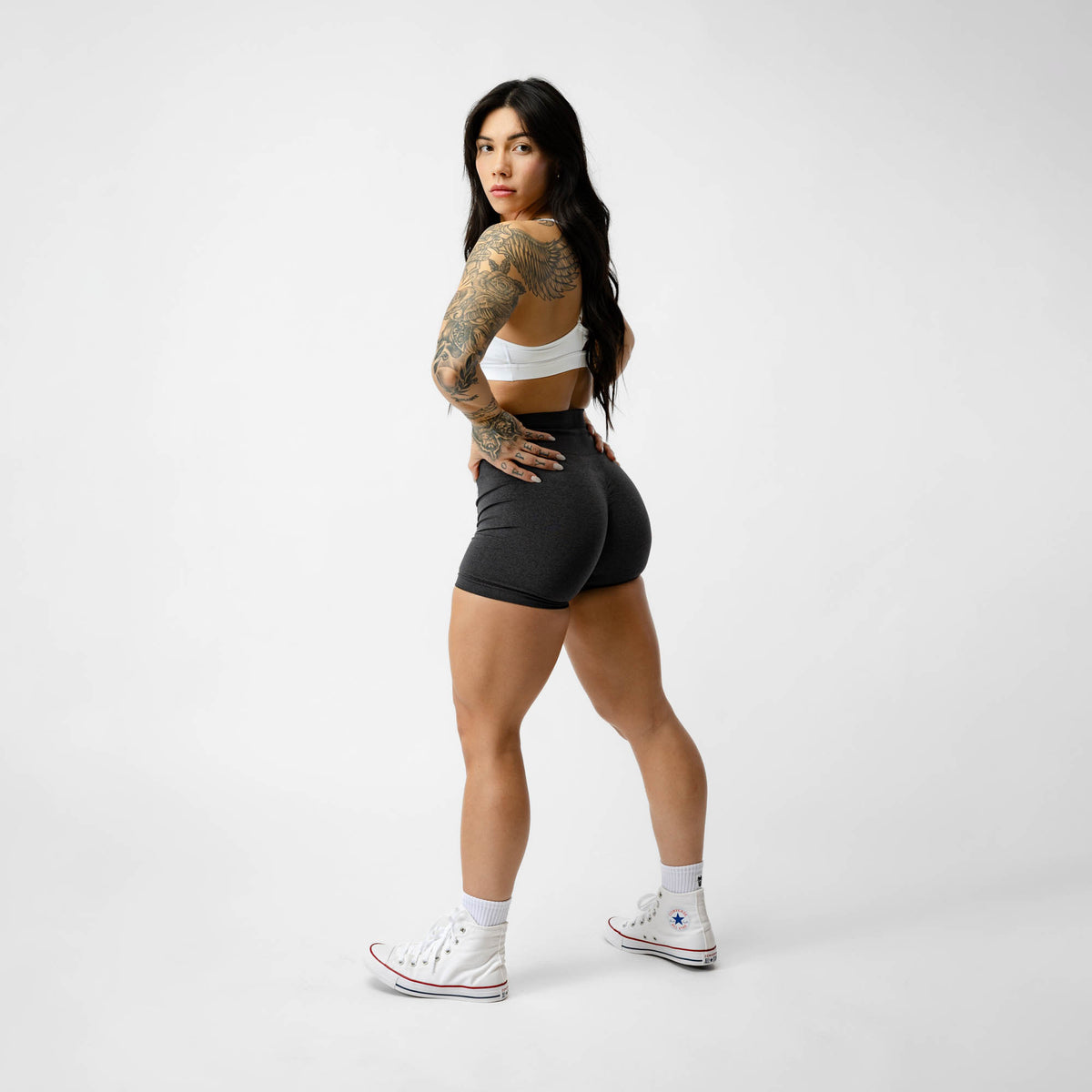 Infinity Graphite Gymreapers Infinity Shorts - Graphite