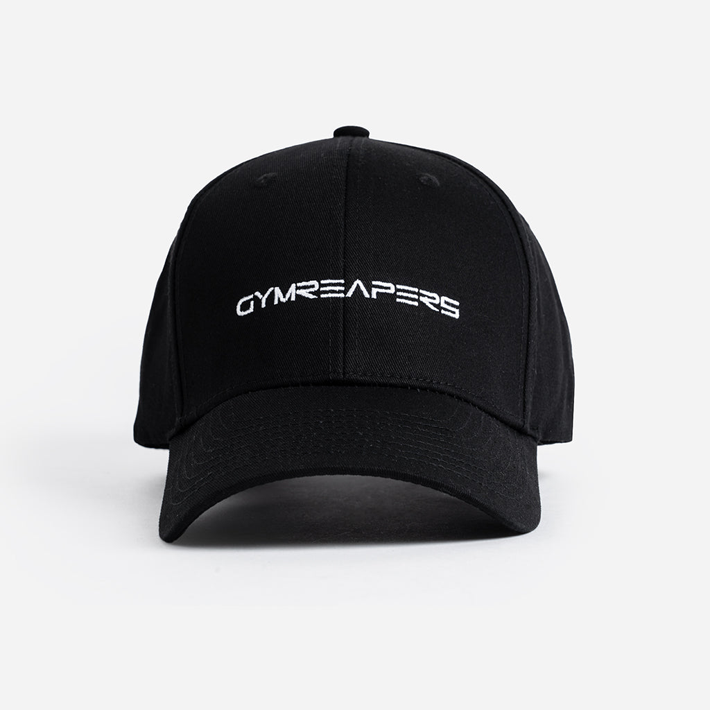 gymreapers baseball hat black front