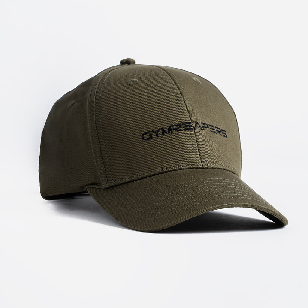 gymreapers baseball hat green side