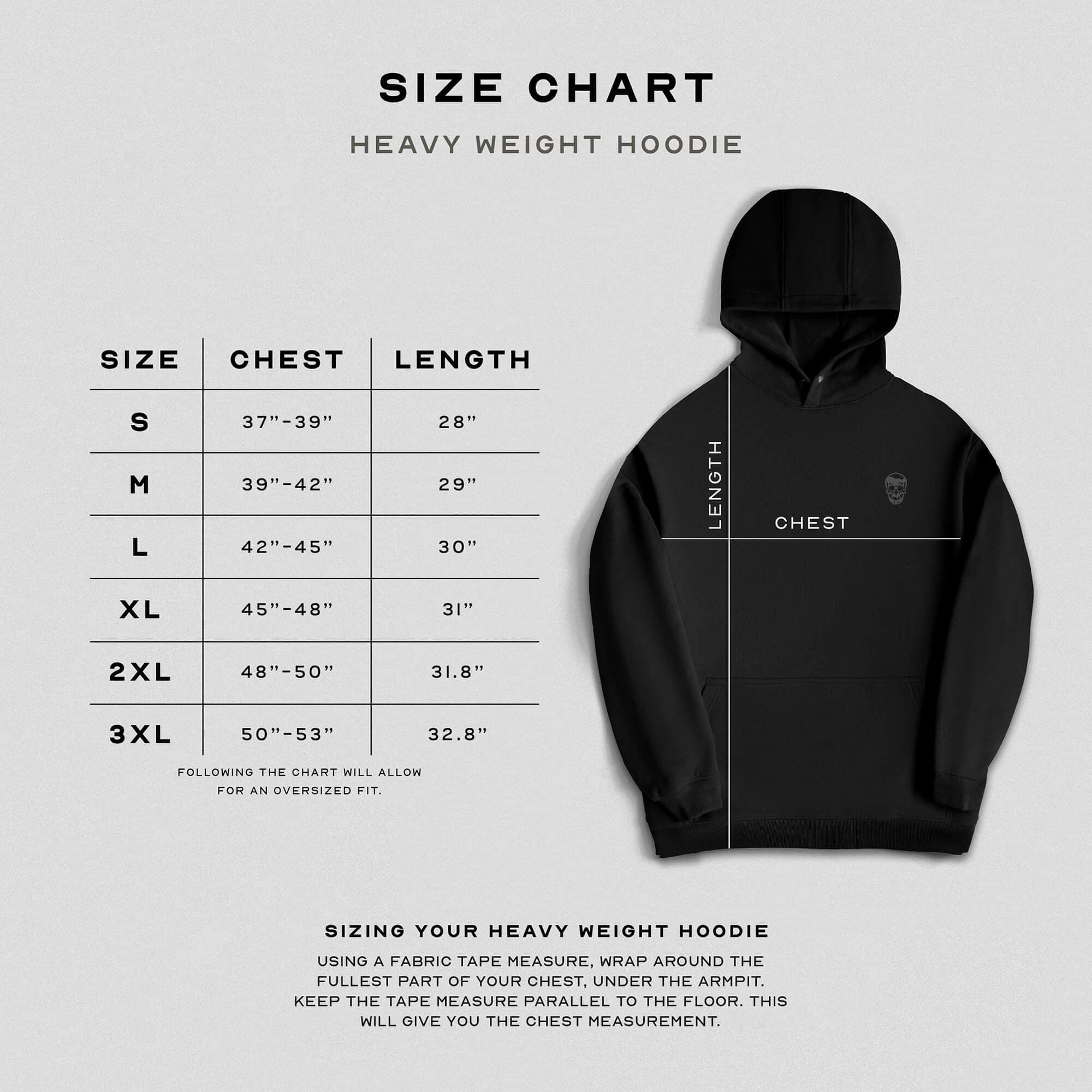 Heavy Weight Wasted Youth Hoodie Wasted Youth #1 Hoodie Black 