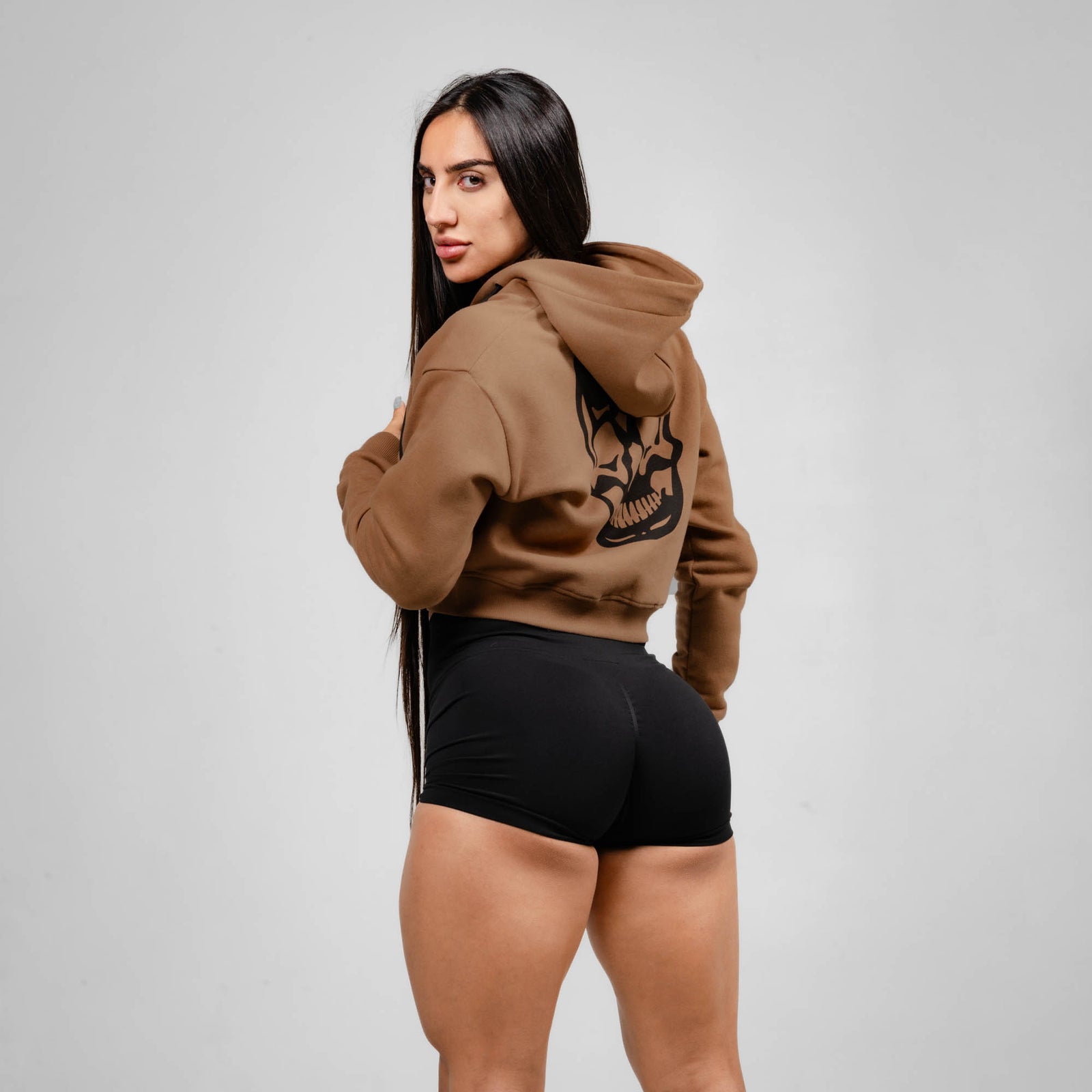Carmel Luna - Women's Crop Top Hoodie