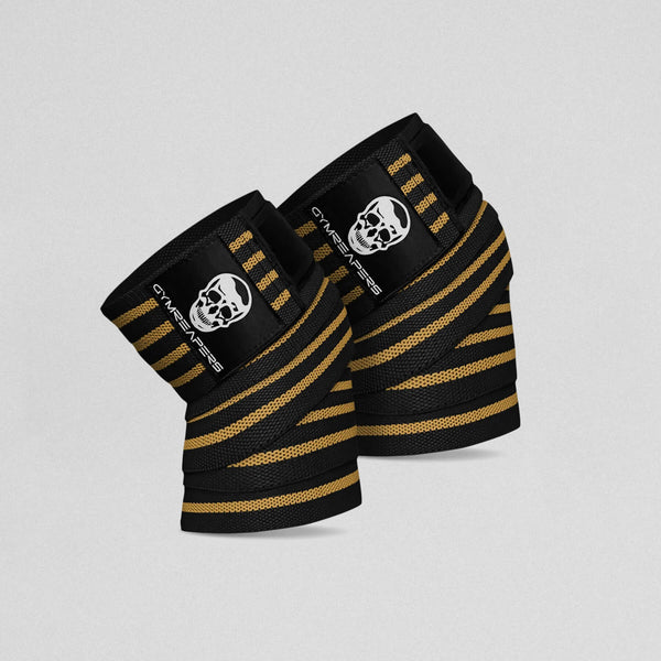 ウエイトトレーニング Gasp Knee wraps, Black/red Knee wraps - GASP