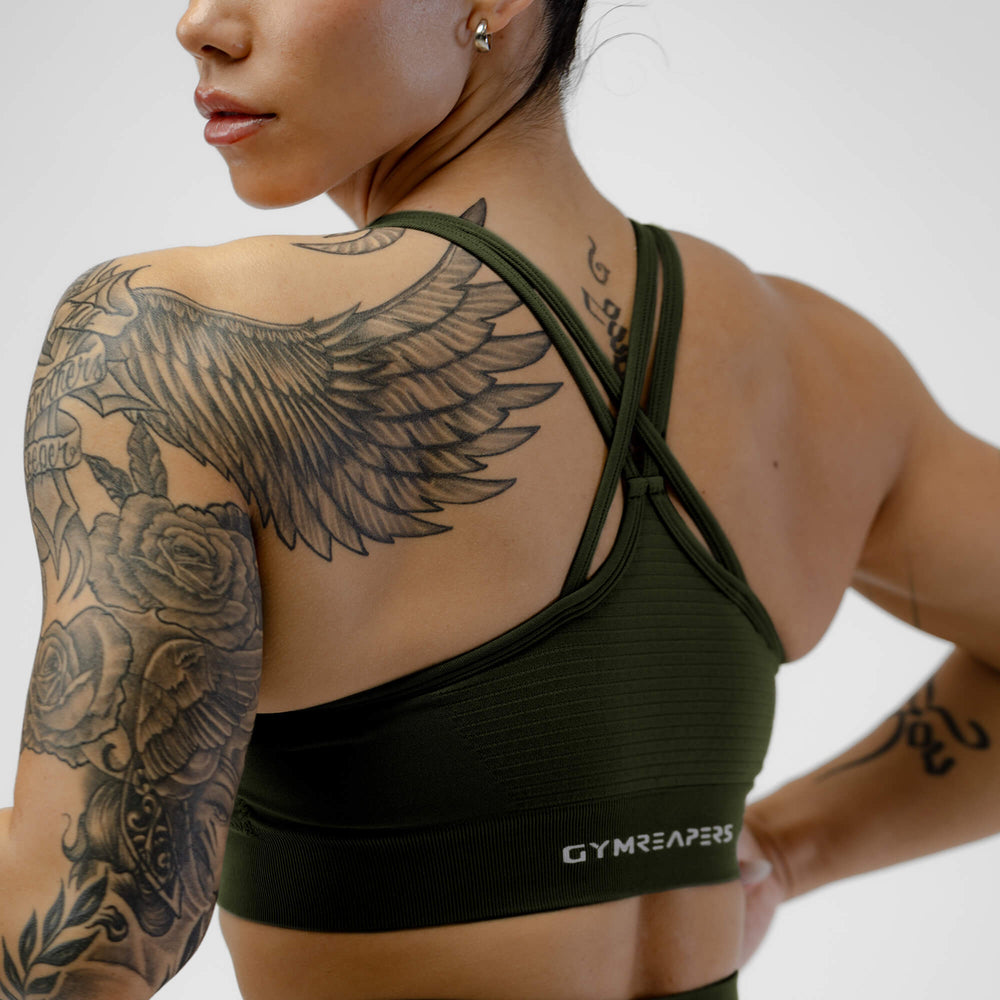 Halo - Women Training Bra 610505 - 6096 - Olive Drab