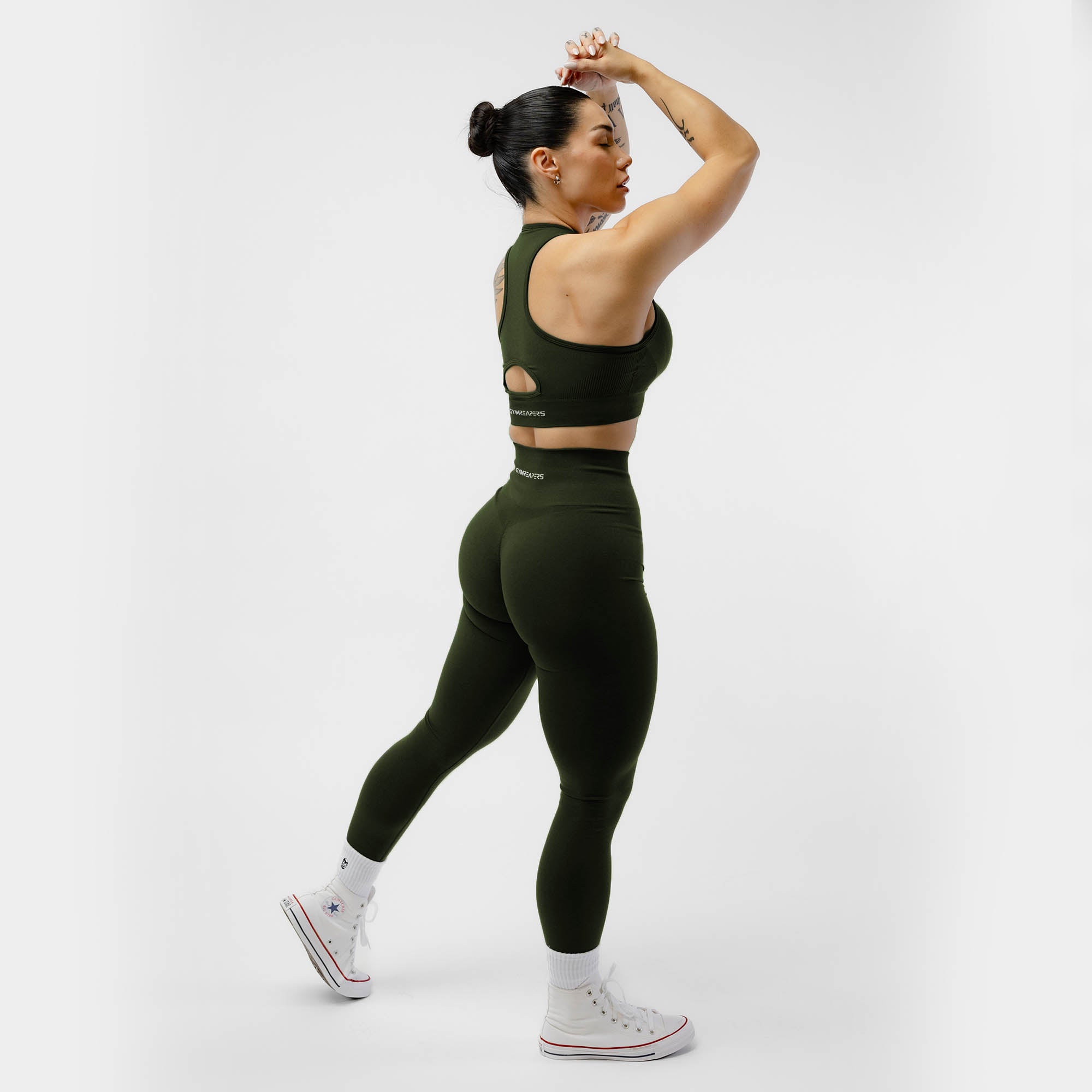 legacy leggings ranger green back full