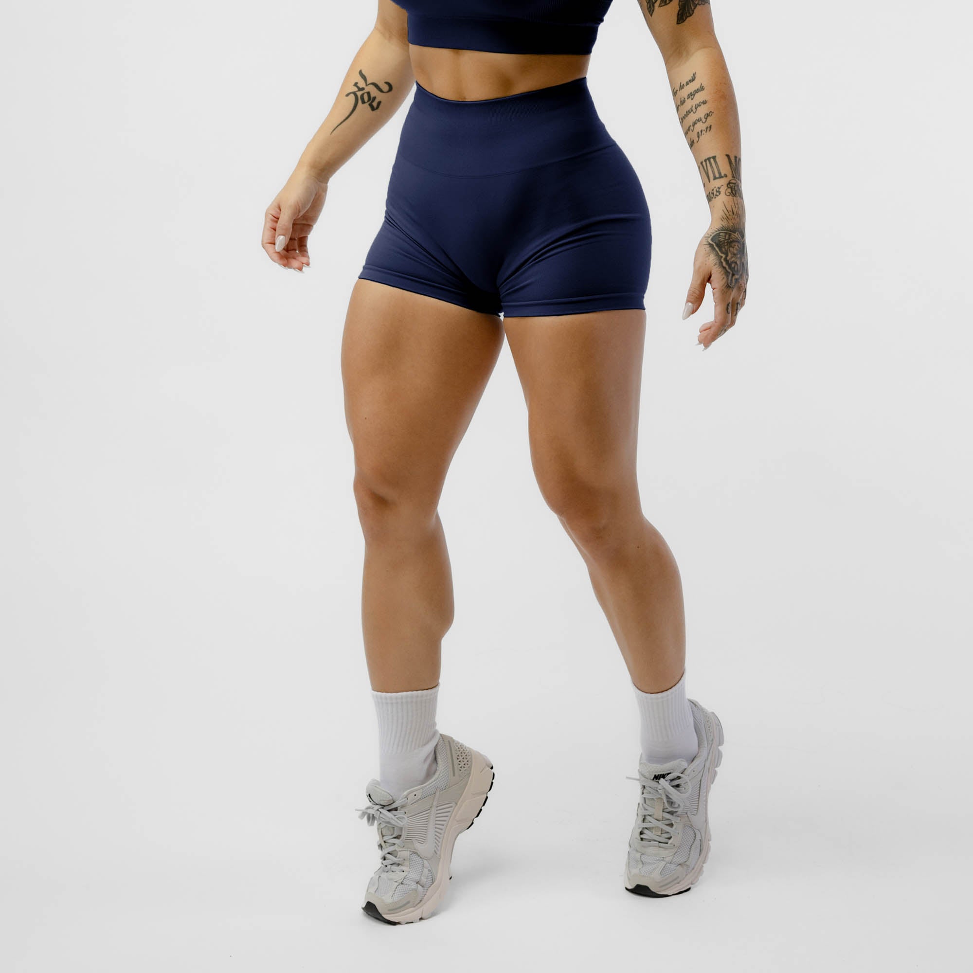 Kamo Fitness CozyTec Sweat Shorts Women High Waisted Lounge Comfy
