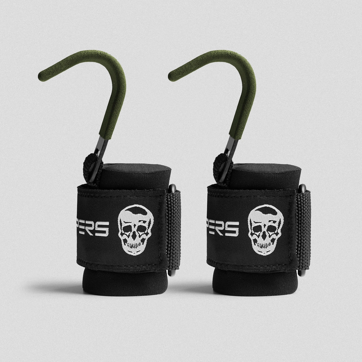 Gymreapers Lifting Hooks - OD Green Gymreapers Lifting Hooks - OD Green