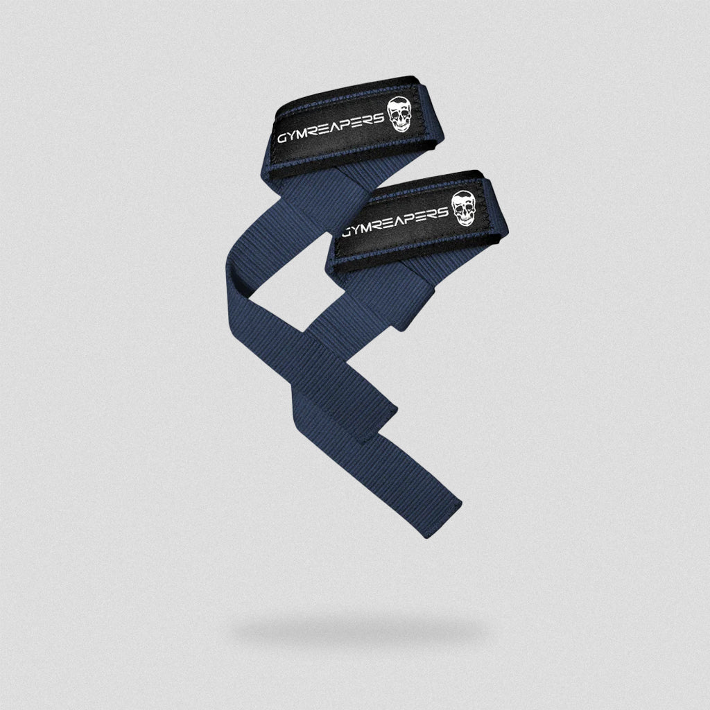lifting straps navy og