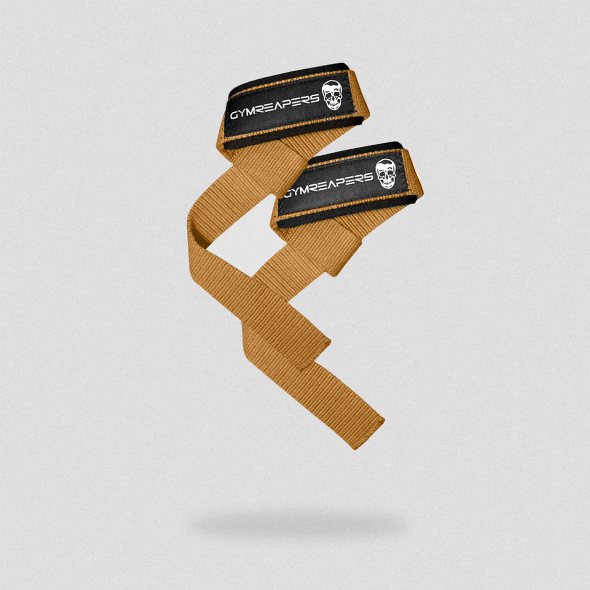Main image for tan lifting straps.