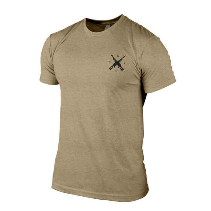 machine 54mm military green tee front