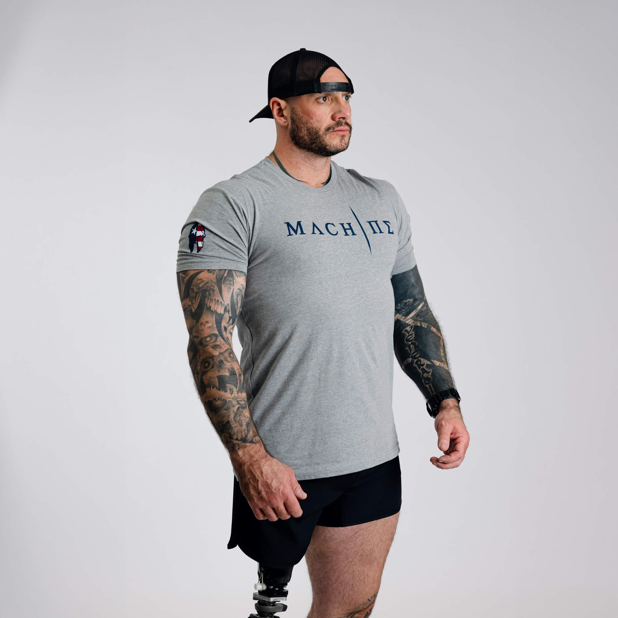machine achilles tee front