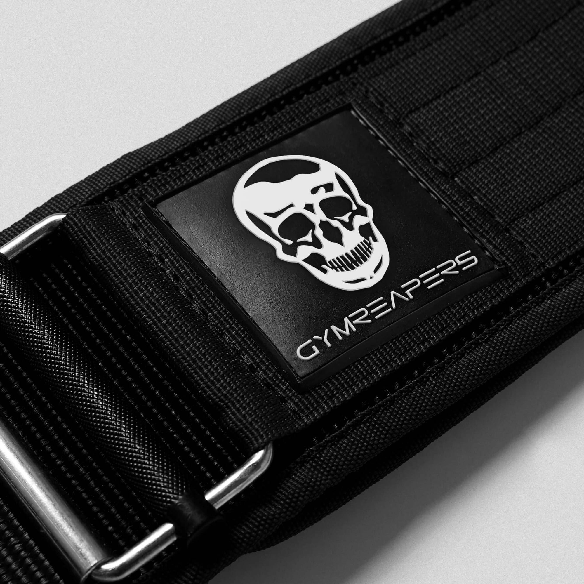 quick lock belt black logo detail