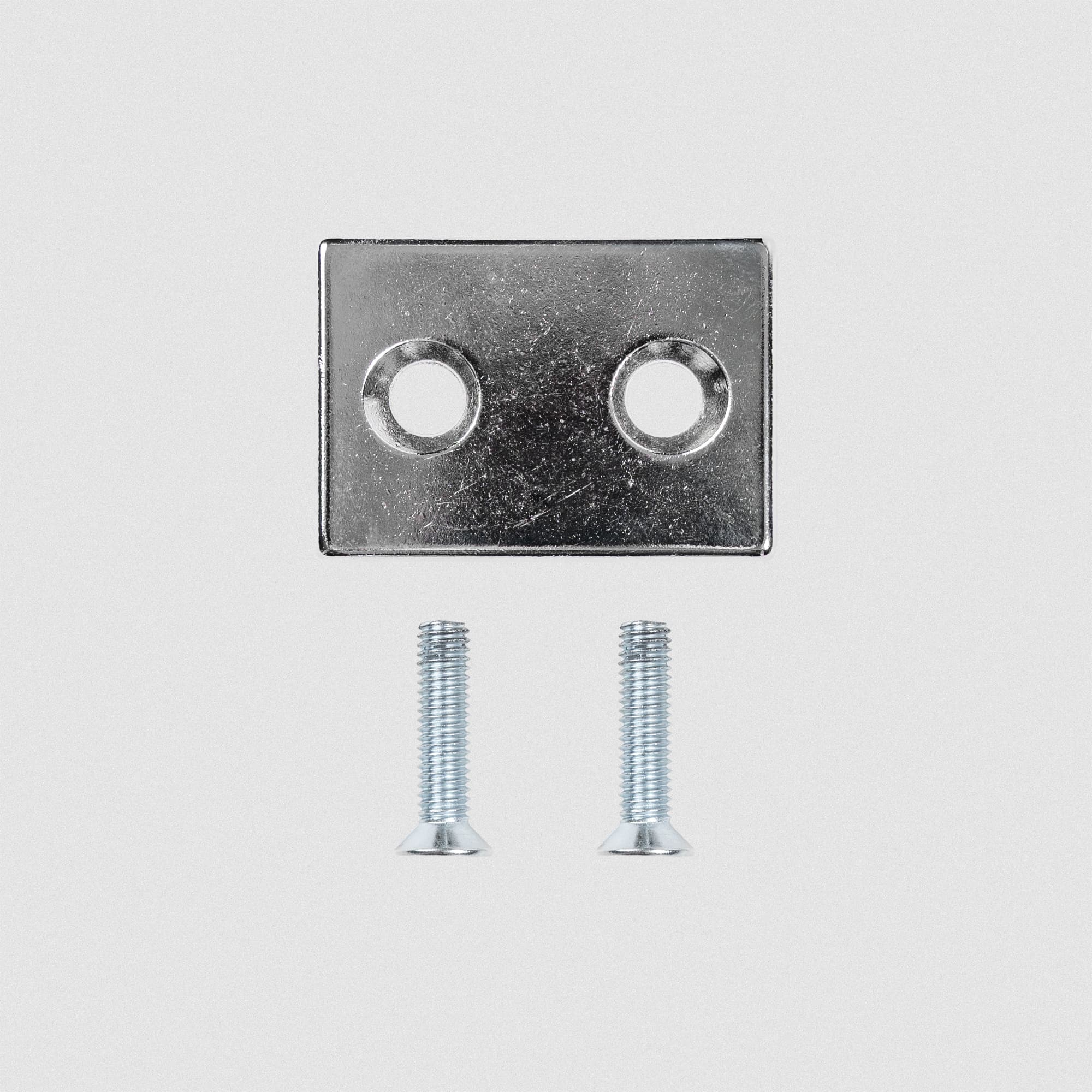 image of nickel lever attachment hardware