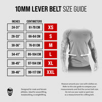 10MM Lever Belt - Black/Black