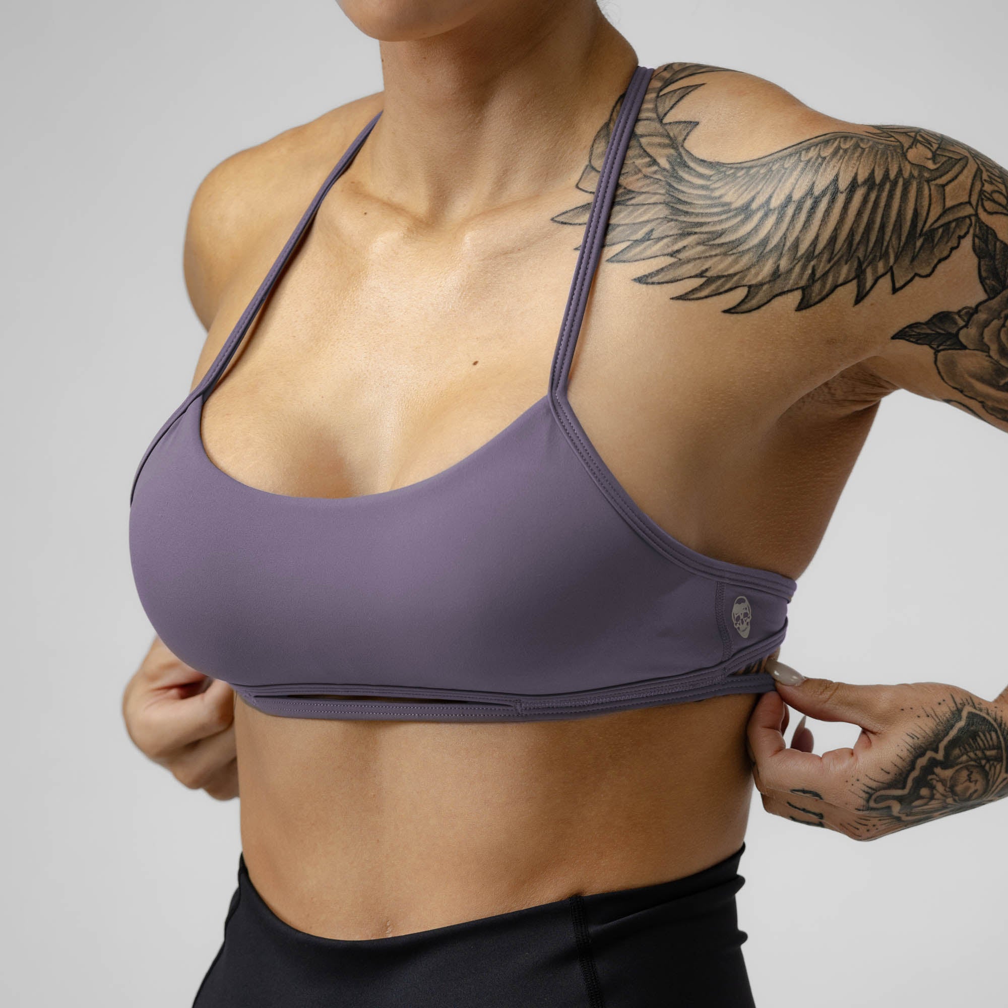 strategy bra lilac front close up