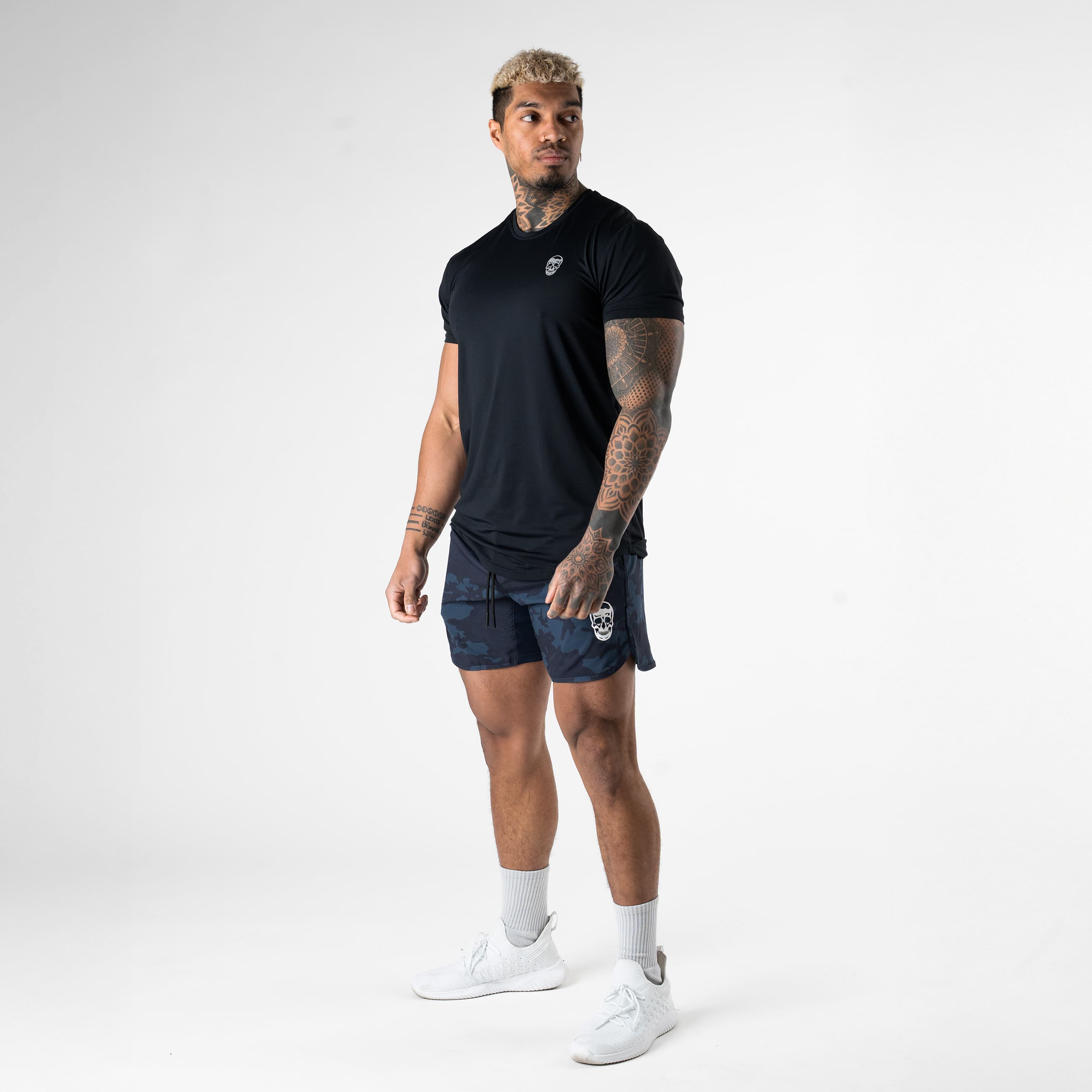training shorts wave camo full studio