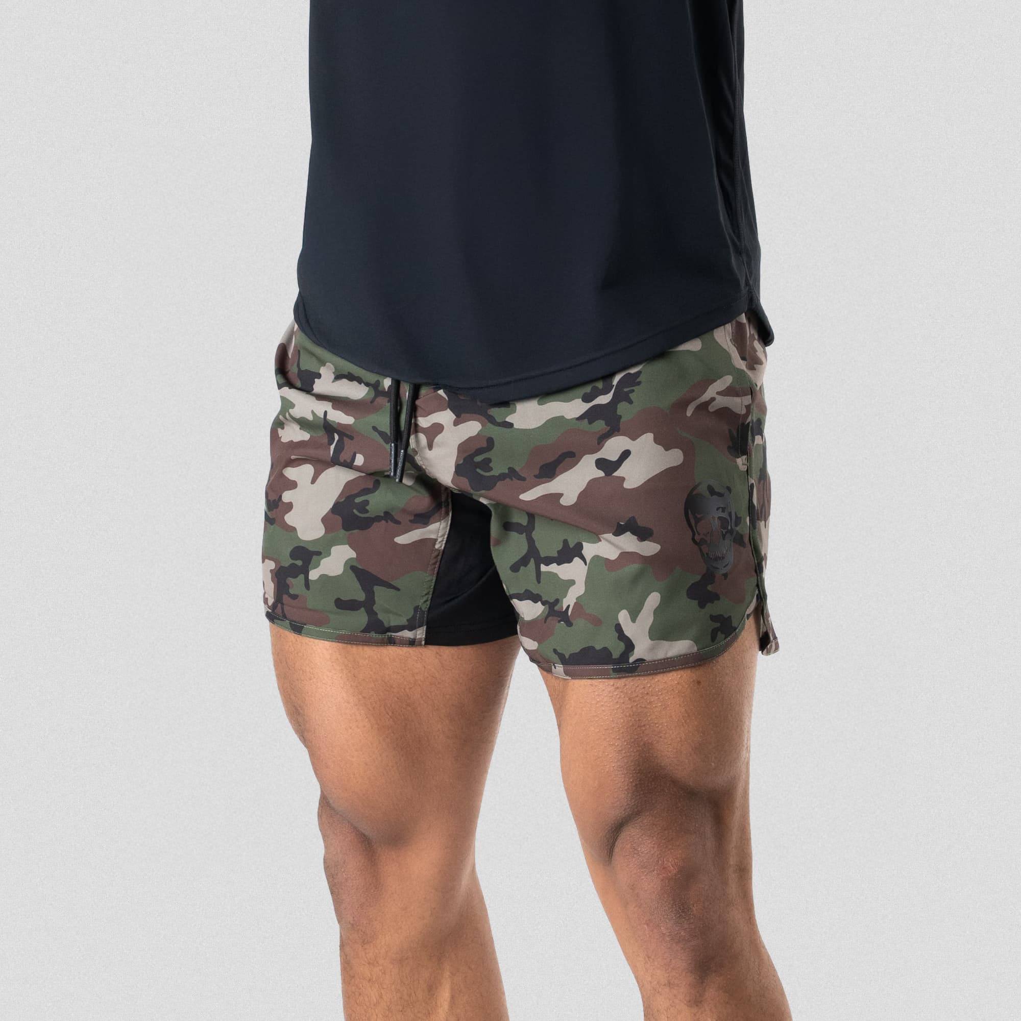 Training Shorts - Woodland Camo