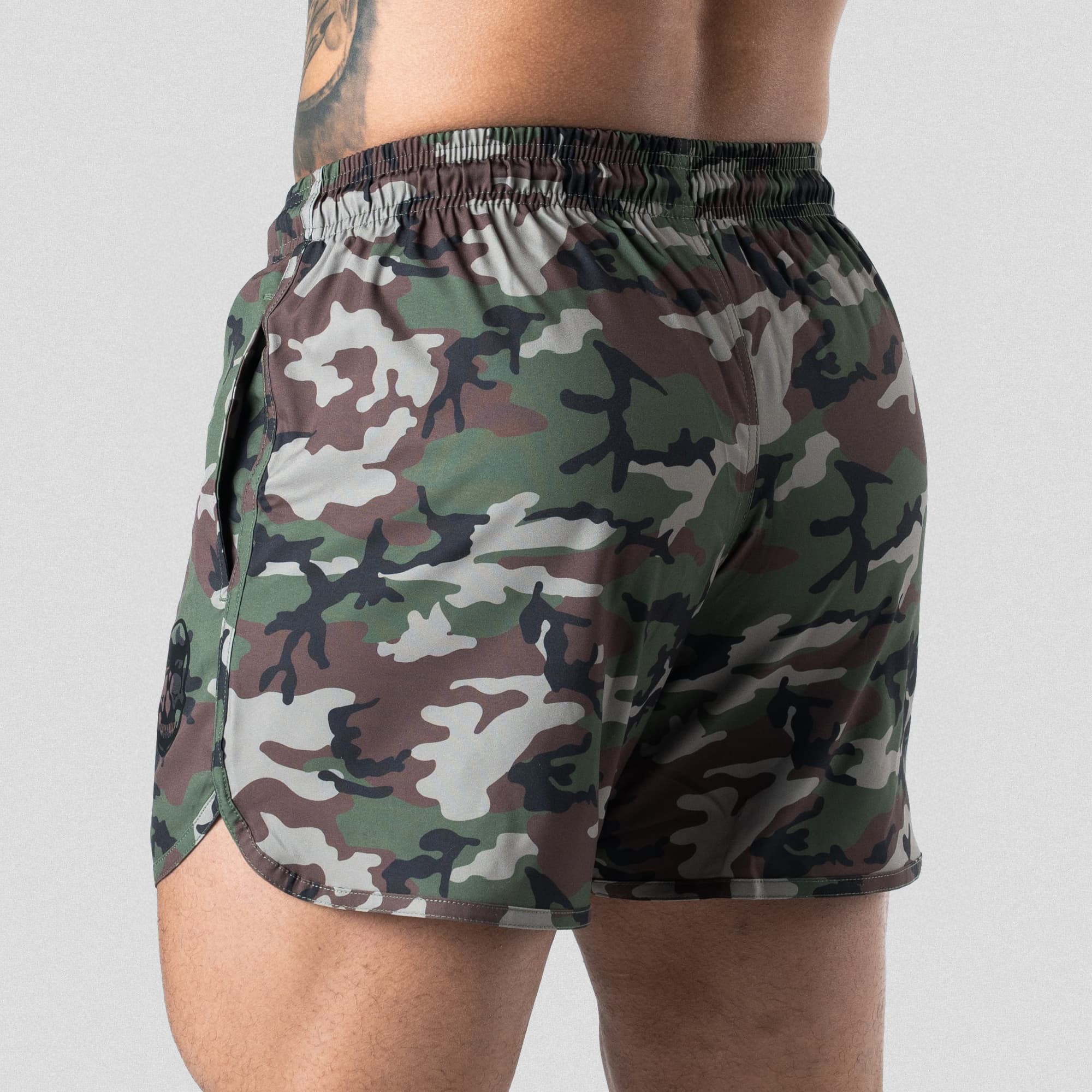 Training Shorts - Woodland Camo