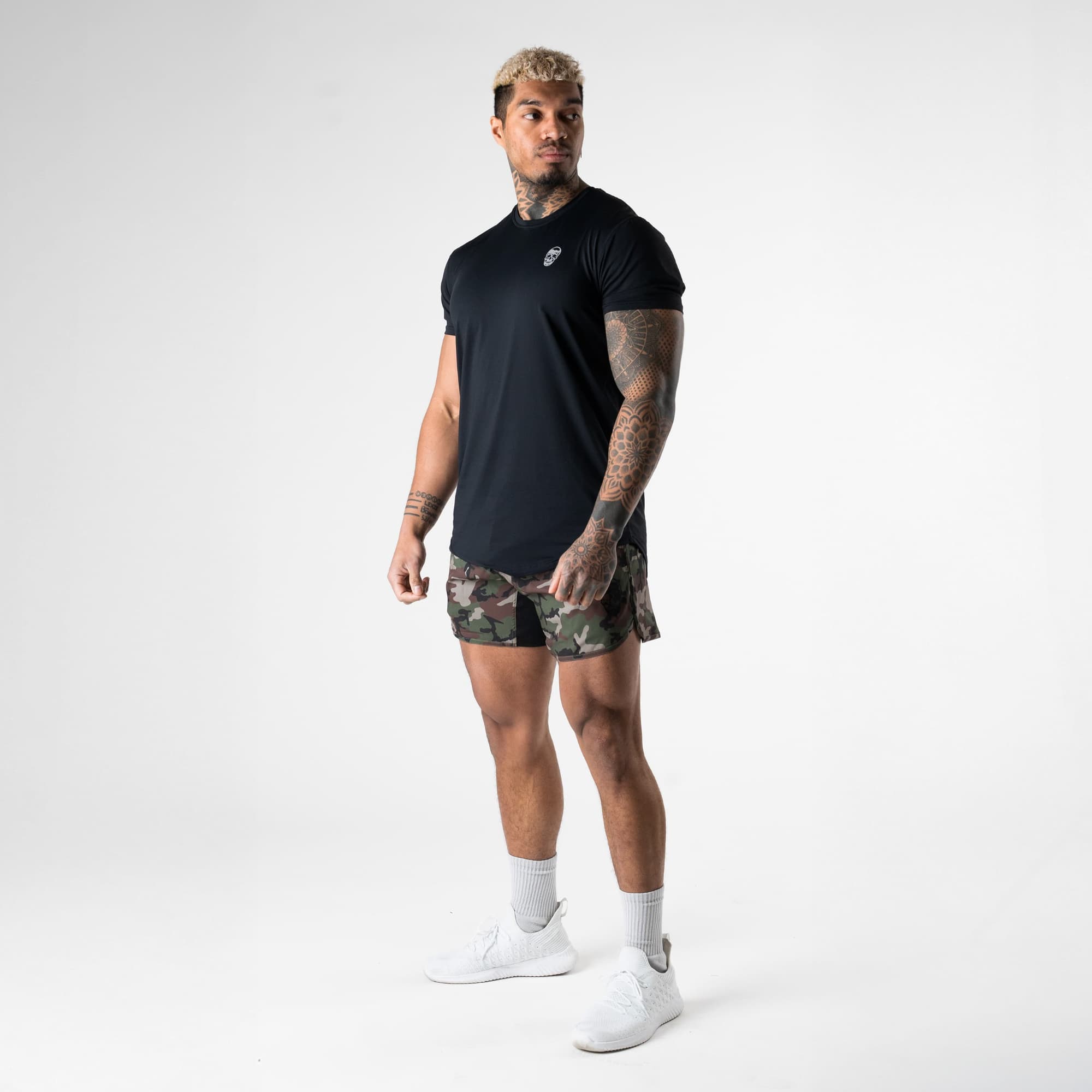 Training Shorts - Woodland Camo