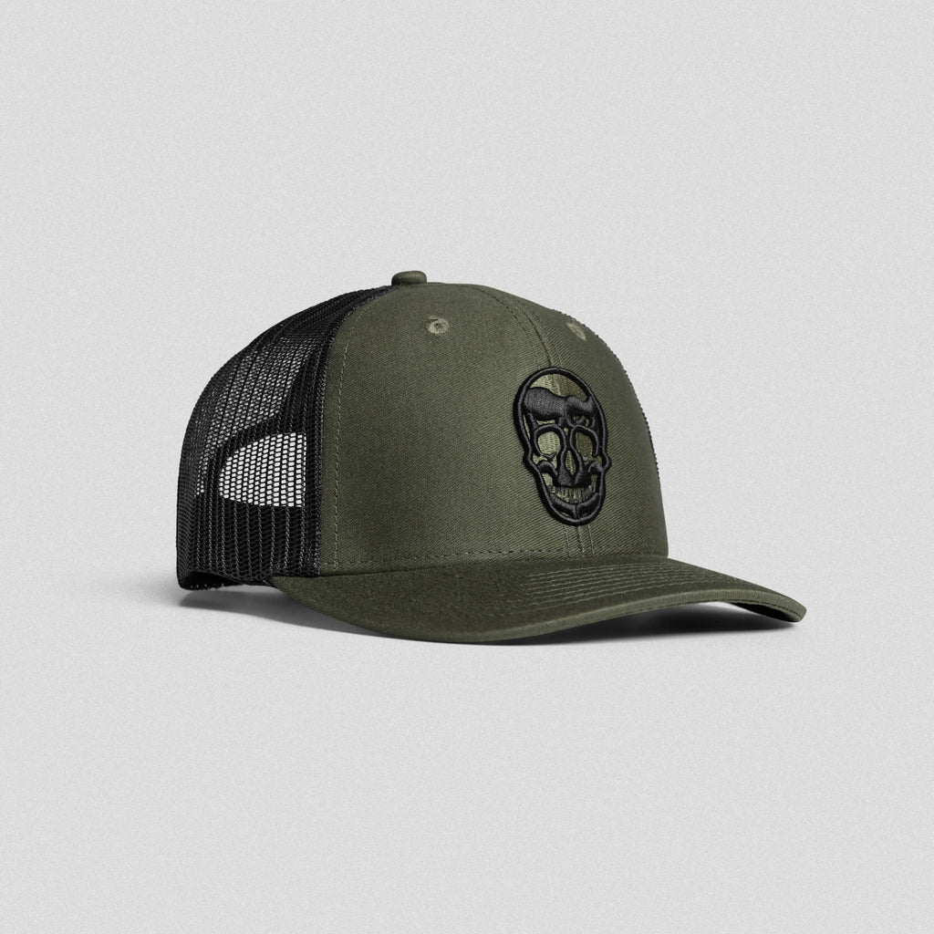 Armycrew Oversize XXL Unstructured Trucker Mesh Cap - Dark Green, One Size Fits Most Big Heads