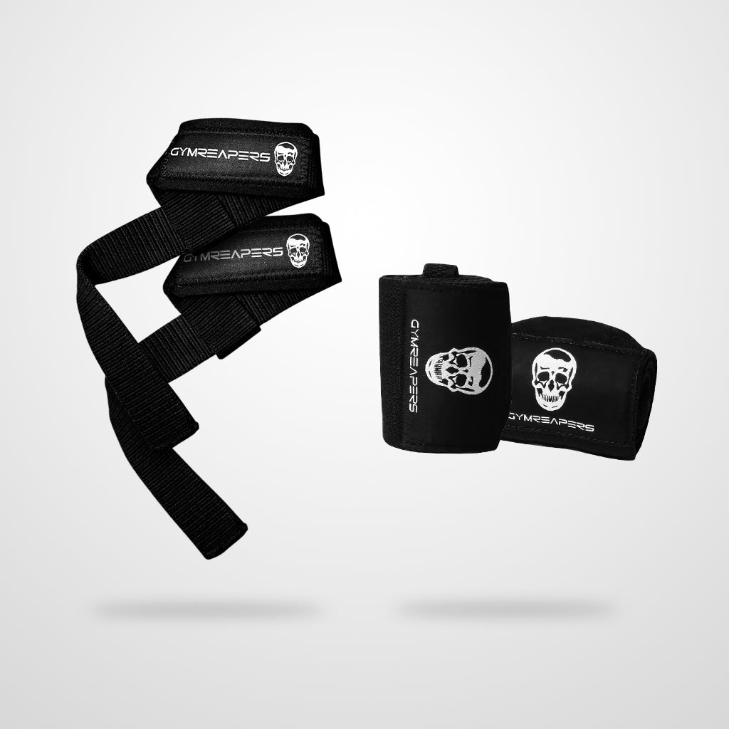 wrist wraps lifting straps combined