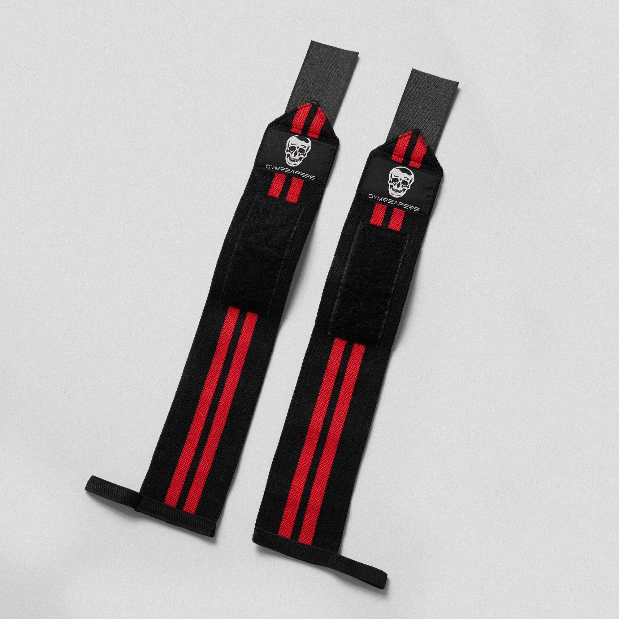 wrist wraps red full flat