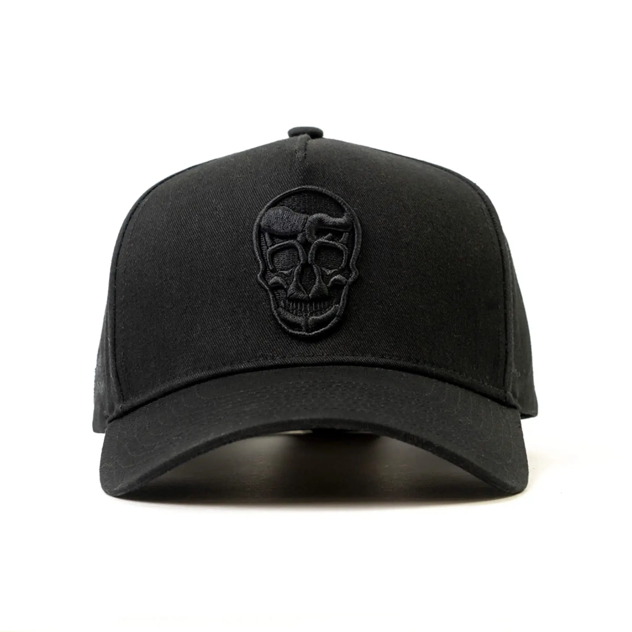 5 panel hat black gymreapers