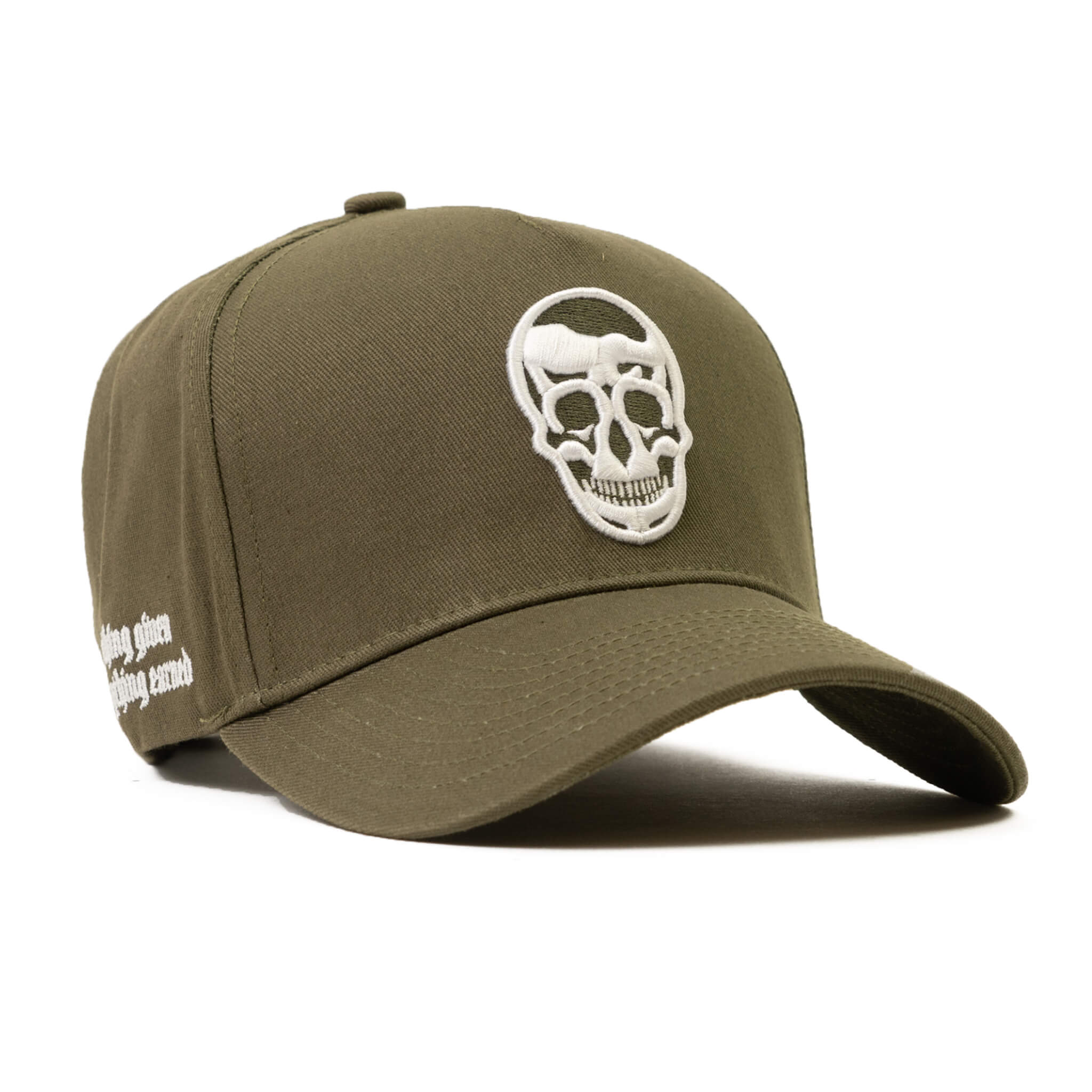 5 panel hat skull