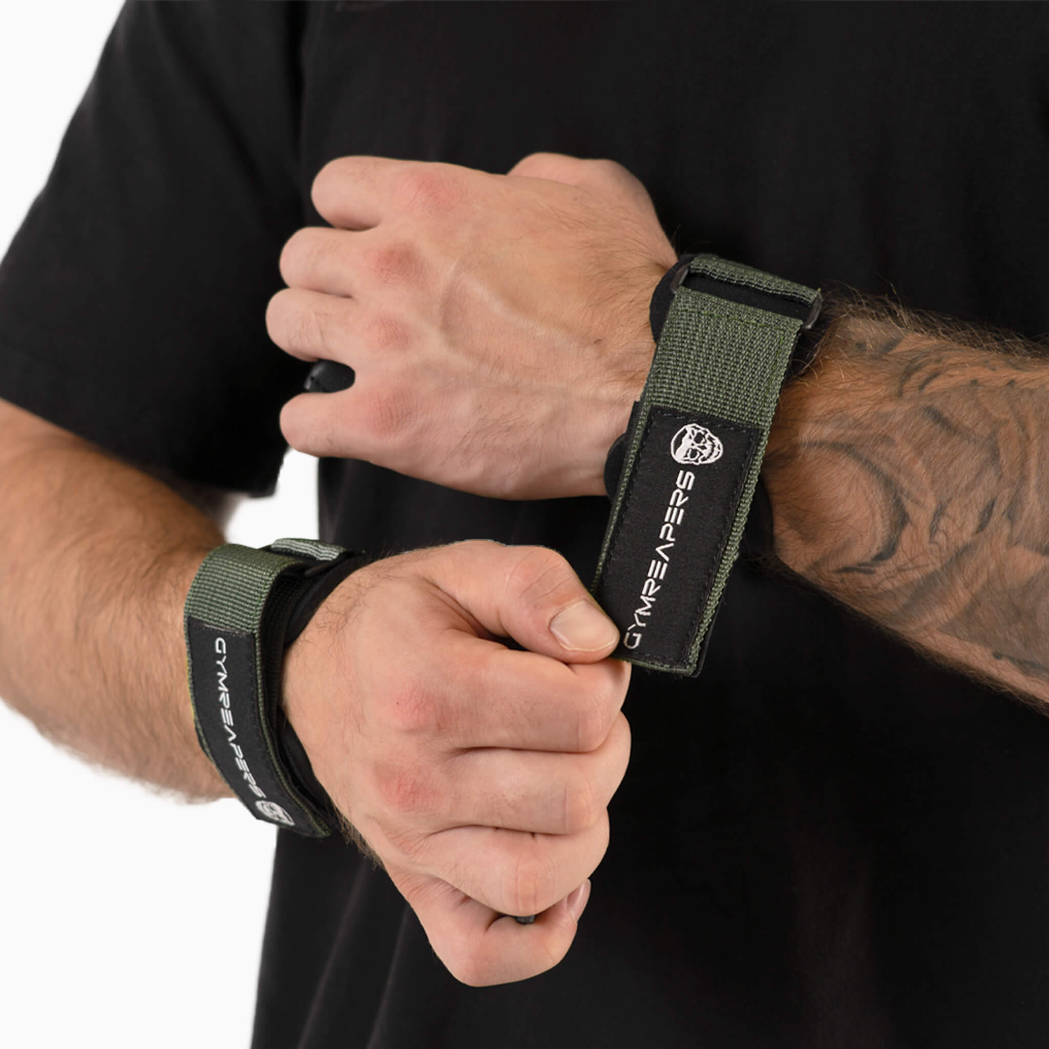 lifting grips green