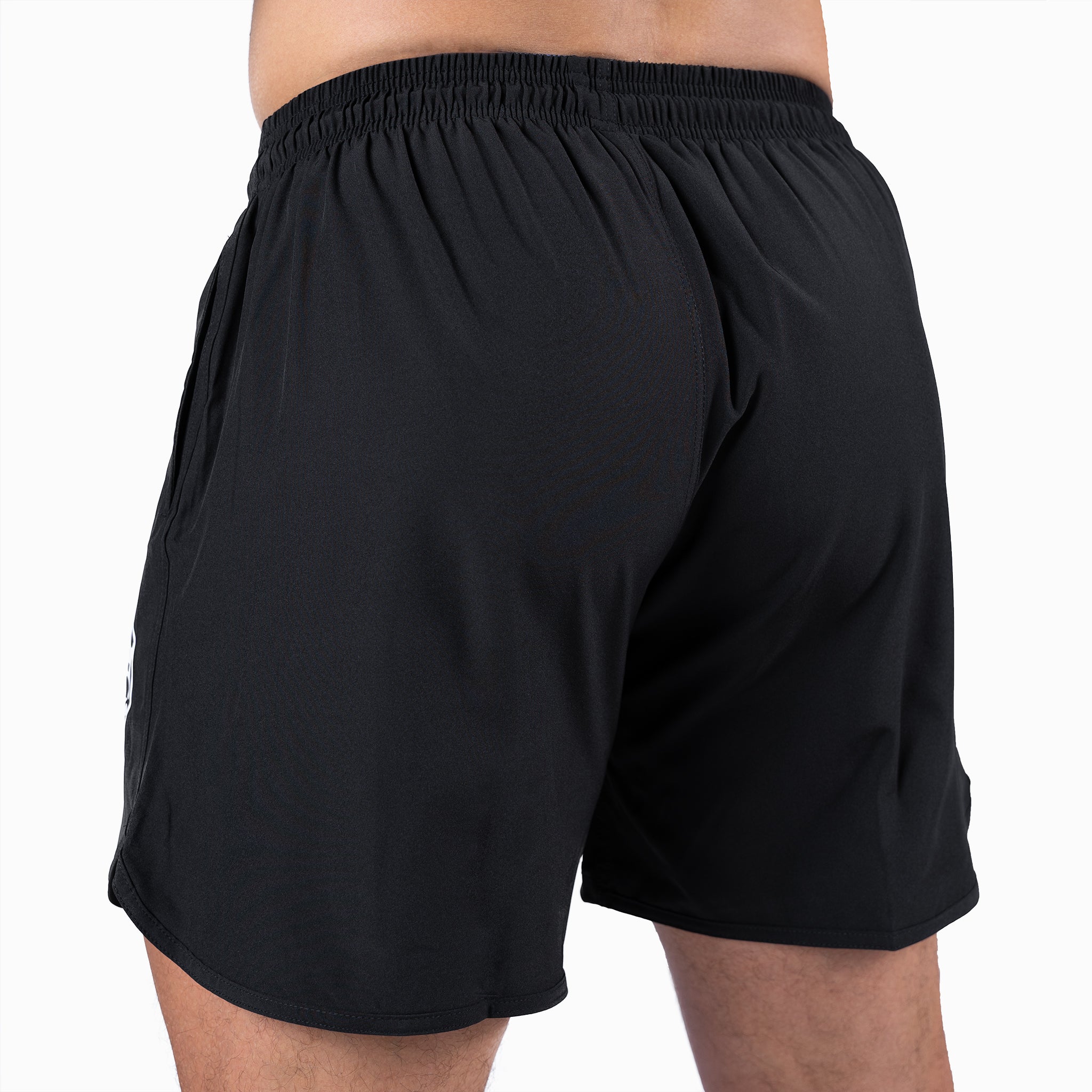 training shorts black gymreapers