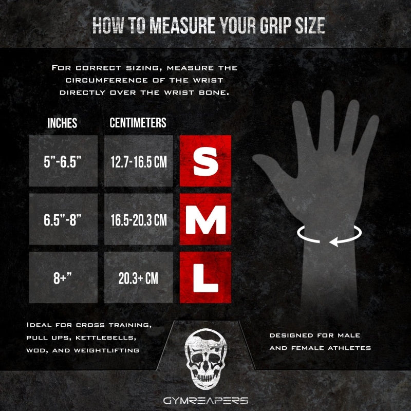 lifting grips sizes