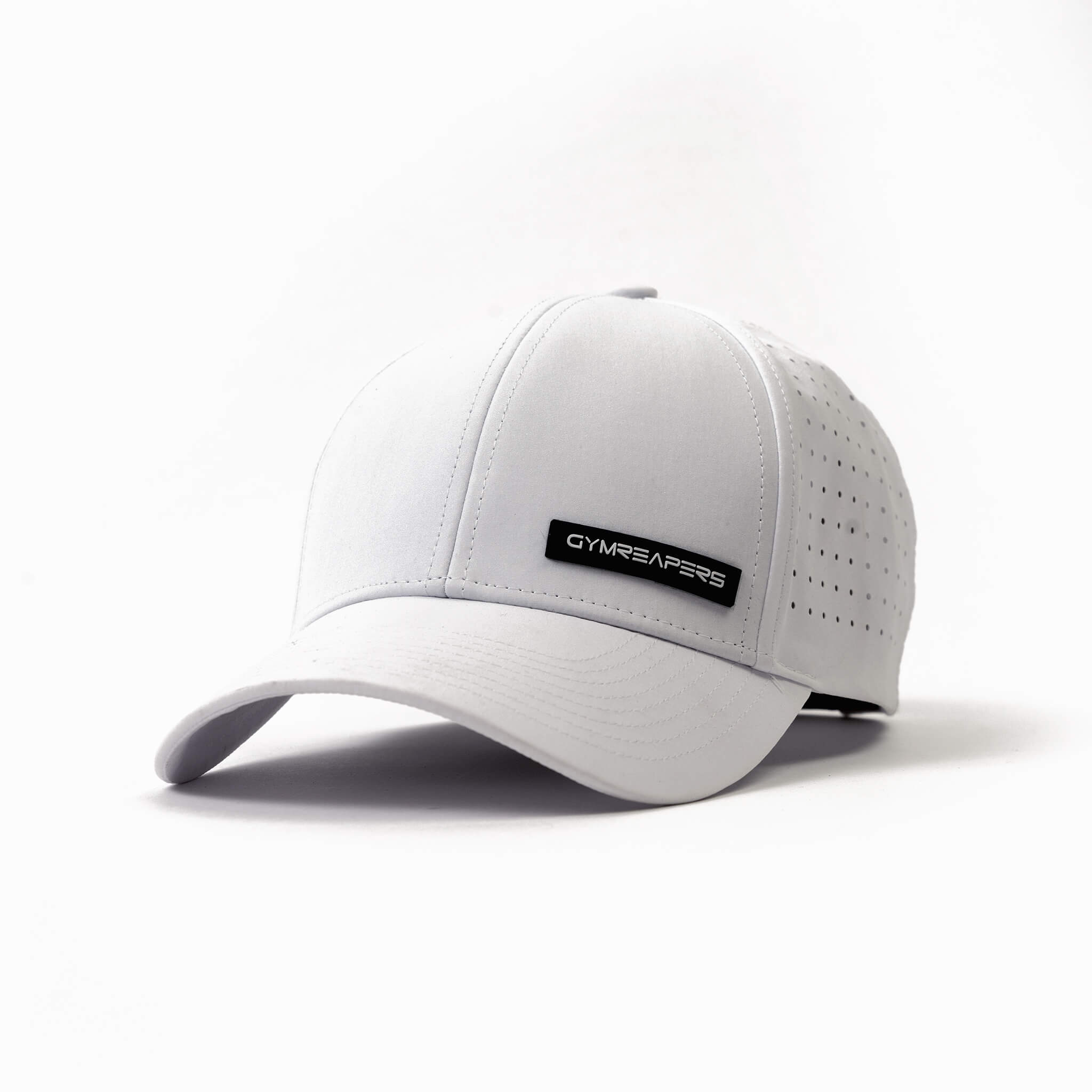 white hybrid performance hat