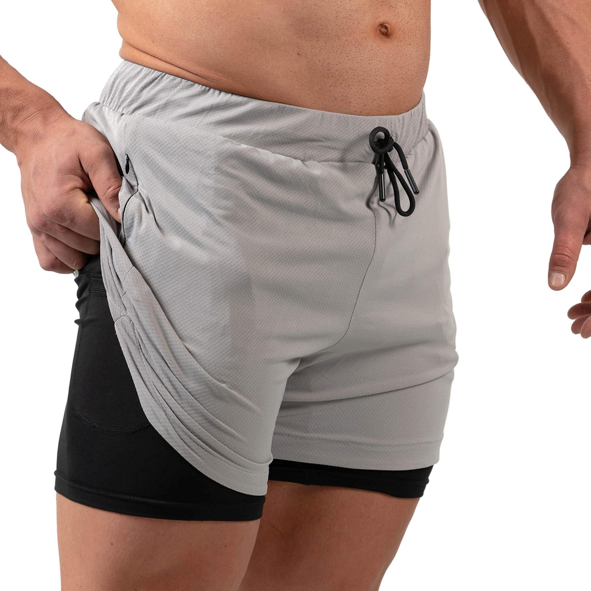 training shorts with liner