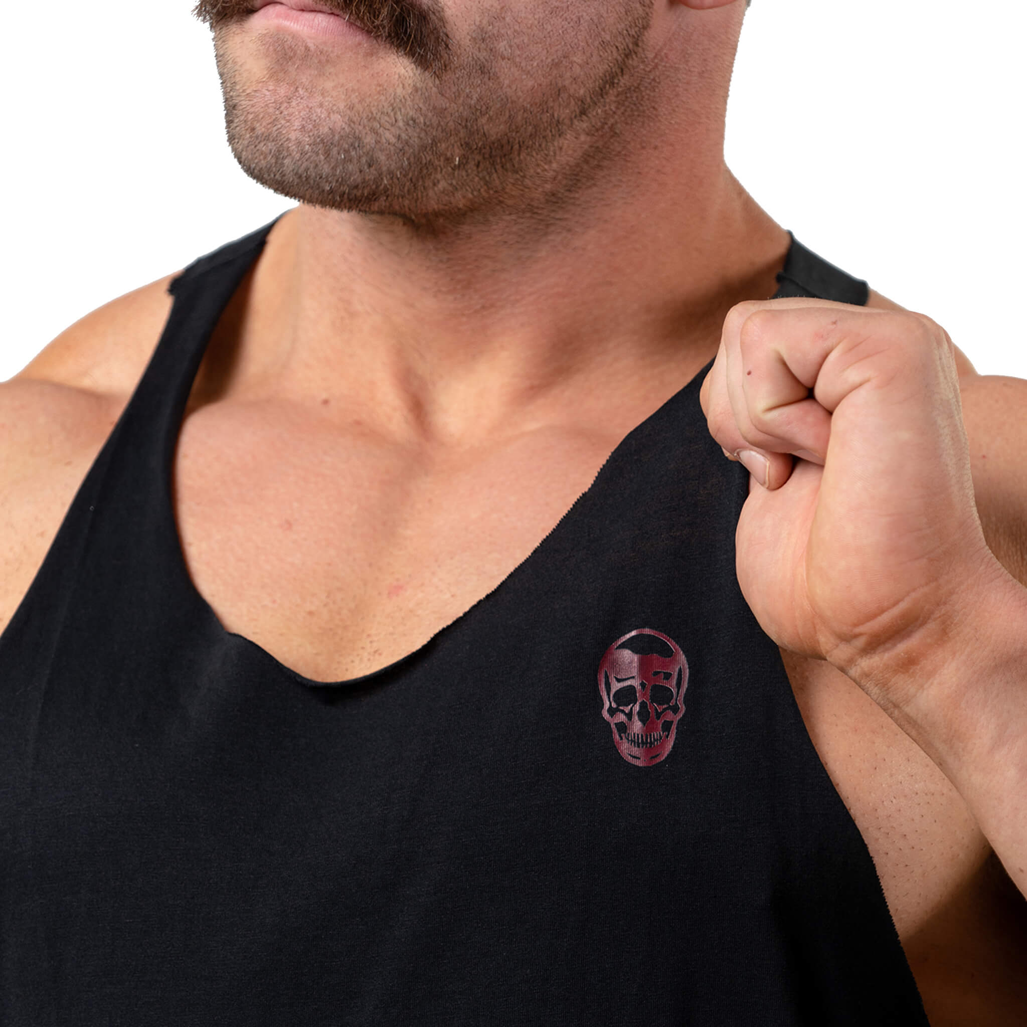 stringer with skull 