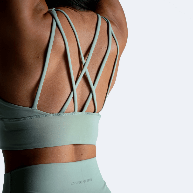 high neck sports bra support