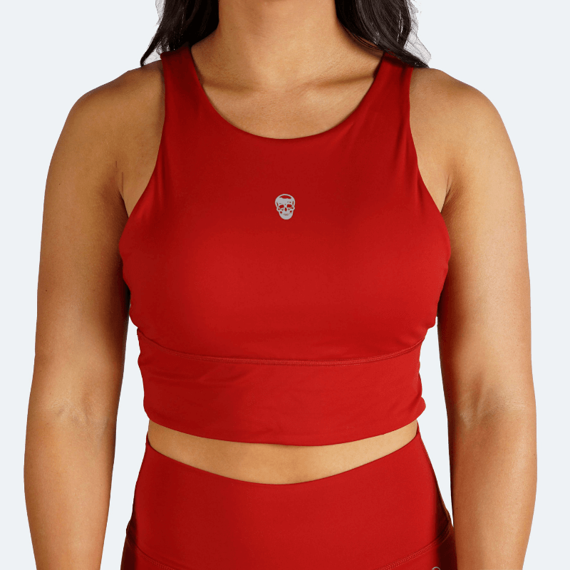 high neck sports bra 