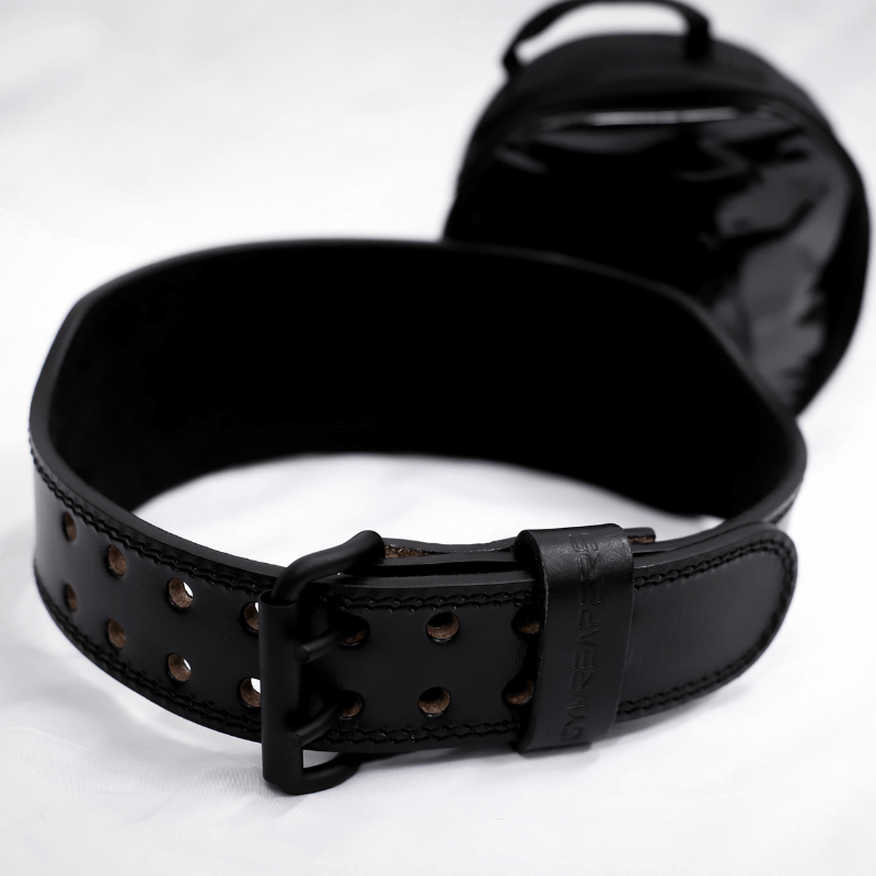leather weightlifting belt for men