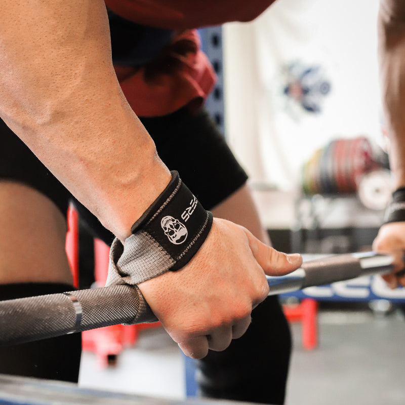 Lifting Straps  Premium Padded Weightlifting Straps - Black/Red