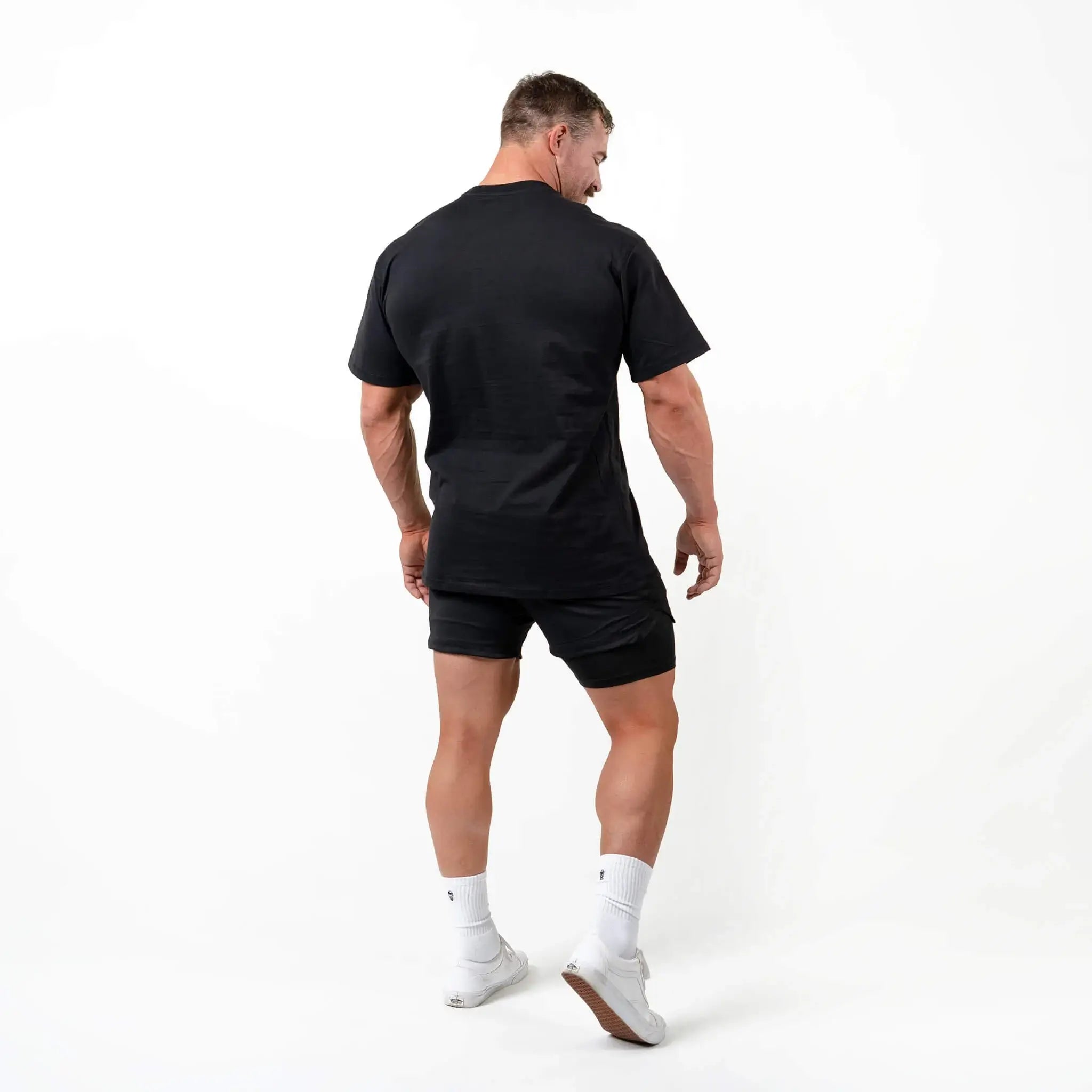 oversized tee black back