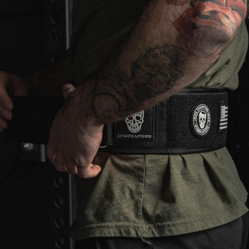 Quick Locking Weightlifting Belt (with Patches)