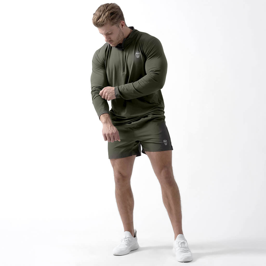 performance 1/4 zip green full