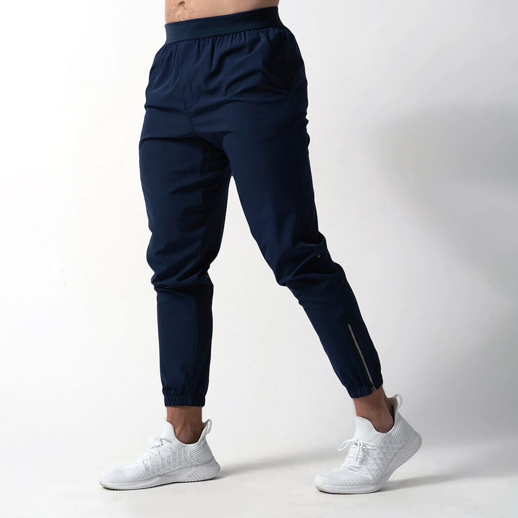 performance jogger navy front