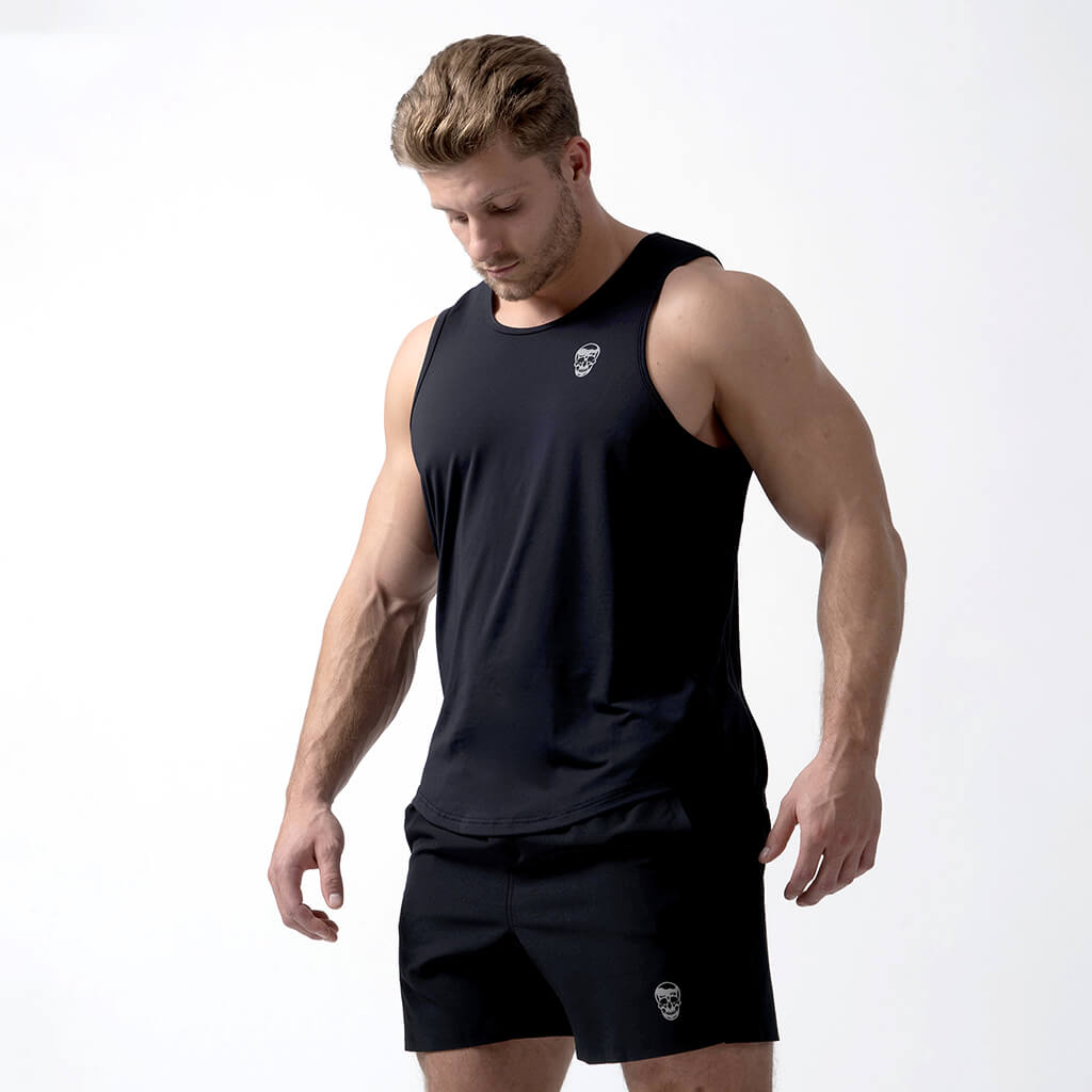 performance tank black front