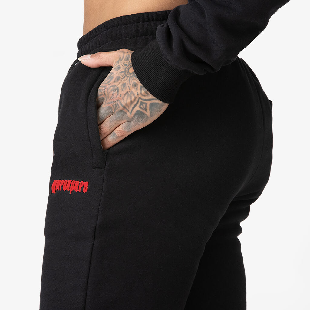 phantom joggers black/red